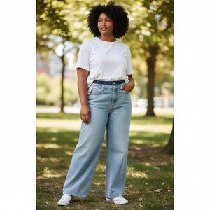 Wild Fable Mid-Rise 90s Relaxed Straight Size 17/31